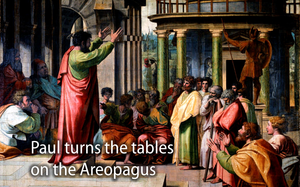 Paul  speaks before the Areopagus in Athens