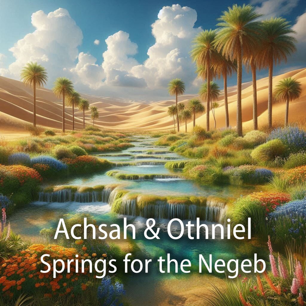 A Spring flowing in the desert.